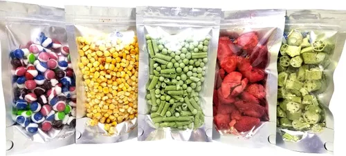 Miniatura 4 de Bolsas de Mylar transparentes con cierre frontal resellable, 5 mil, 6 x 9 x 3 pulgadas, bolsa de soporte con cierre de cremallera para frutas