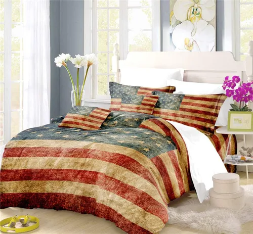 Miniatura 27 de REALIN Hawthorn Bedding - Juego de funda de edredón 3D, juego de cama de bosque japonés y río de montaña de 2/3/4 piezas, fundas de edredón