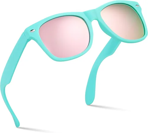 Miniatura 33 de Retro Rewind Lentes de sol para niños y niñas de 3 a 12 años, inastillables, UV400, lentes de sol para niños pequeños