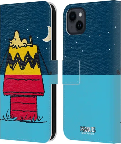 Miniatura 164 de Head Case Designs Funda de piel con licencia oficial de Peanuts Snoopy & Woodstock Balloon Halfs and Laughs para Apple iPhone 7/8/SE 2020 y 2022