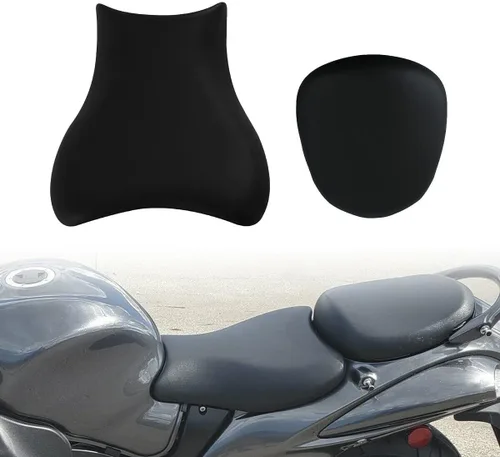 Miniatura 4 de TCMT Cojín de asiento delantero negro para Suzuki Hayabusa GSX1300R 1999-2007 EE. UU Compatible con GSX1300R 1999-2007: asiento delantero