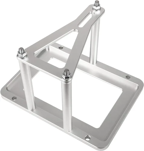 Danti Bandeja de batería universal Mantenga abajo la batería del tronco Caja de reubicación Billet aluminio 551181 para Optima Race Racing Mount Red