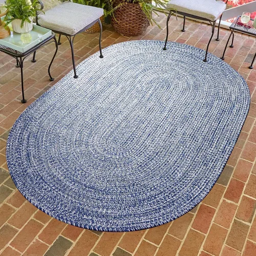 Miniatura 11 de Superior Alfombra de área grande para interiores y exteriores, reversible, trenzada, decoración del piso del hogar para sala de estar, cocina