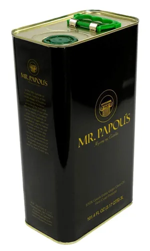 Miniatura 7 de Mr. Papou's Auténtico aceite de oliva virgen extra griego, rico en polifenoles, primer prensado en frío, propiedad familiar, región única, favorito