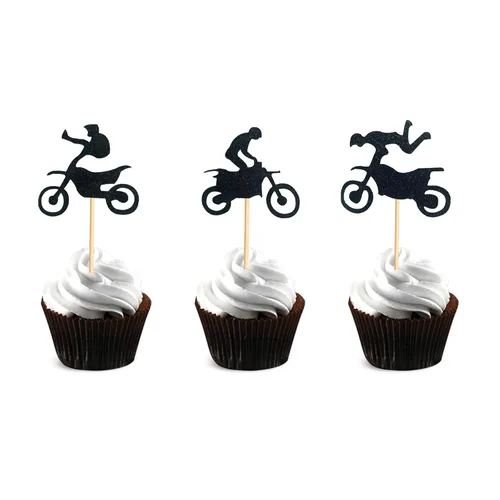 Miniatura 7 de 1 adorno para pastel de cumpleaños, decoración de pastel de fiesta de cumpleaños, decoración de pastel con temática deportiva Bicicleta