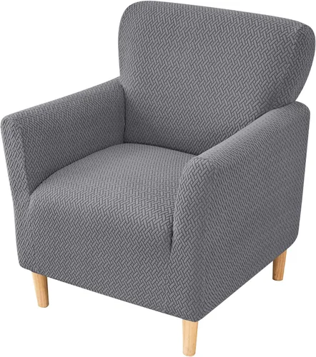 Miniatura 17 de FUANGUI Funda para Sillón de Banquete con Brazos Fundas para Sillas Elásticas Funda para Sillón Club Funda Suave para Sillón Sofá Cubiertas 03