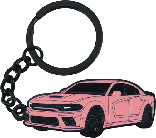 Miniatura 12 de Llavero para Dodge Challenger, Dakota, Charger, SRT, Avenger, Durango, Caravan, accesorios para Dodge Charger 2015-2022