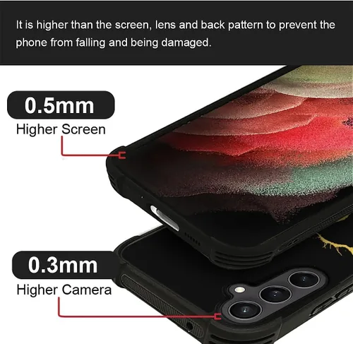 Miniatura 310 de CARLOCA Funda compatible con Samsung Galaxy S22 Ultra, diseño gráfico de Star Howling Wolfs Samsung Galaxy S22 Ultra, diseño gráfico, a prueba