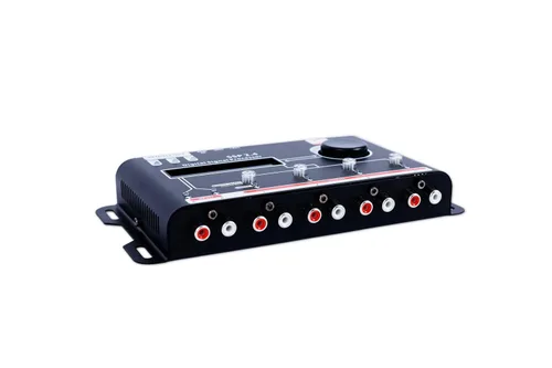 Miniatura 6 de Soundfy Procesador y ecualizador de señal digital SSP 2.4 - EQ gráfico de 15 bandas, 12 preajustes, crossover incorporado para mejorar el audio