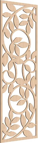 Miniatura 87 de 9 3/8"W x 24 3/8"H x 1/4"T Utica Decorativo Fretwork Madera Paneles de Pared, Abedul