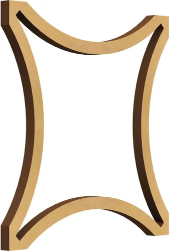 Miniatura 74 de Lilley Paneles decorativos de pared de madera con calado, extra pequeños, 7 3/8 pulgadas de ancho x 7 3/8 pulgadas de alto x 1/4 pulgadas de alto