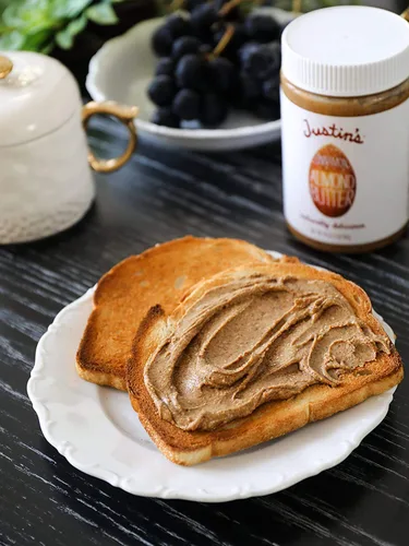 Miniatura 6 de Justin's Mantequilla de almendras y canela, sin revuelta, sin gluten, sin OMG, de origen responsable, tarro de 16 onzas (paquete de 6)