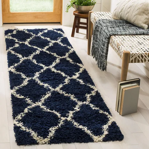 Miniatura 16 de Safavieh - Dallas Shag Collection SGD257A - Alfombra de área con diseño de enrejado de 10 x 14 pies