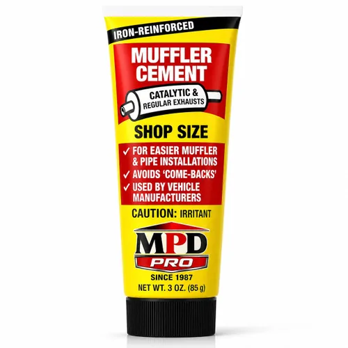 MPD Masilla de cemento silenciador – 16 oz | Sella fugas, grietas y agujeros de escape | Resistente al calor hasta 2000 °F | Fácil aplicación para