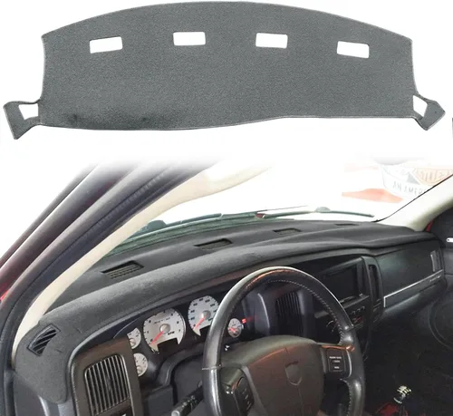 Miniatura 15 de Yiz Funda para Tablero Cubierta de Salpicadero Tapete de Ajuste Personalizado para Dodge Ram 1500 2002-2005, 2500/3500 2003-2005 (02-05 Beige) Y22