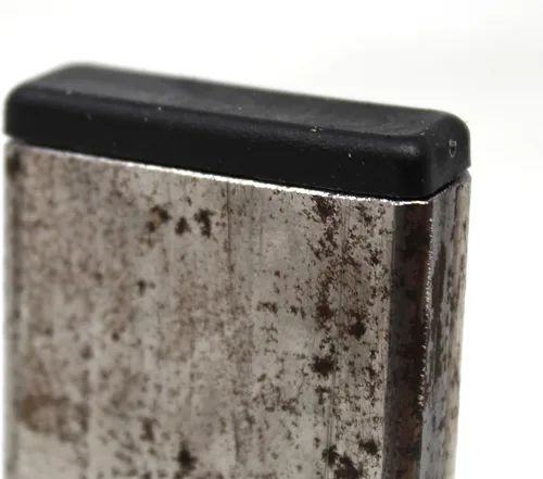 Miniatura 7 de Tapa rectangular negra de plástico de 1/2 x 1-1/2 pulgadas, tapón de acabado, tapa de extremo de tubo de tubo, universal para silla duradera (2)
