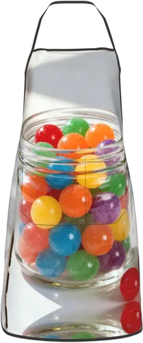 Colorful Stars Delantal con bolsillos, delantales resistentes a las gotas de agua para mujeres y hombres, delantal ideal para uso doméstico y
