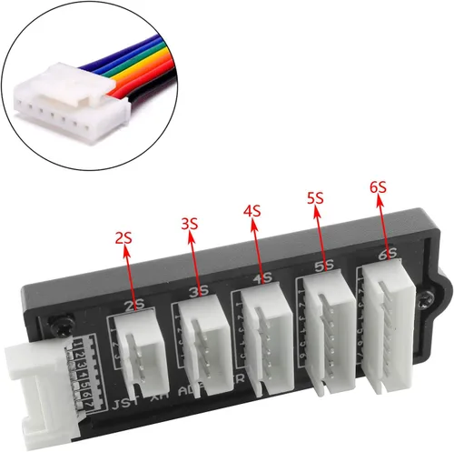 Miniatura 3 de DGZZI JST-XH LiPo Battery Charger Balance Tap Adapter Board 2S-6S