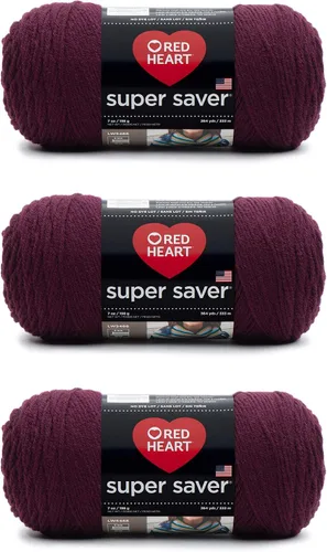 Miniatura 114 de Red Heart Hilo Super Saver, paquete de 3, estampado artístico, 3 unidades Estampado De Artista