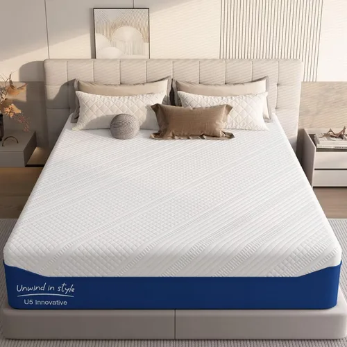 Miniatura 9 de Colchón Twin de 6 pulgadas para niños, litera o cama alta, colchón de espuma viscoelástica para alivio de presión, colchón con infusión de gel