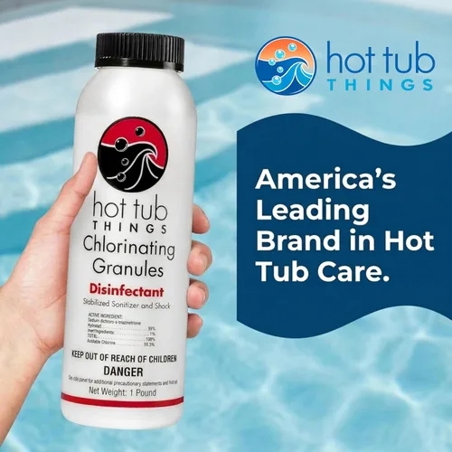 Miniatura 5 de Hot Tub Things Gránulos de cloro para bañera de hidromasaje y spa, concentrado de cloración de disolución rápida, desinfectante y oxidante