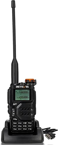 Retevis RA79 (actualización para radio Jamón UV 5R 3rd), radio bidireccional de doble banda, soporte Chirp, NOAA, radio AM/FM portátil, Walkie