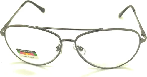 Miniatura 2 de Multi 3 Power Focus progresivo Aviator gafas de lectura ninguna línea clara lente piloto
