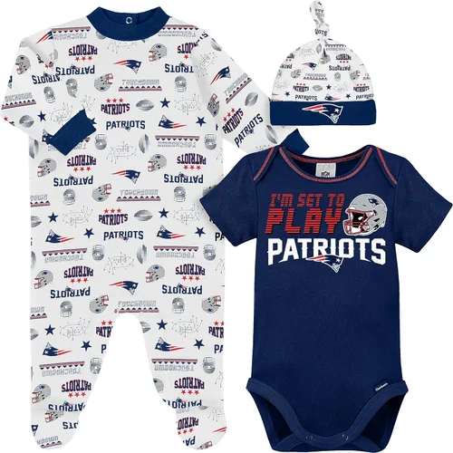 Miniatura 16 de Gerber Conjunto de regalo unisex para bebé con pies de equipo de la NFL para dormir y jugar