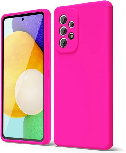 Miniatura 104 de oakxco Funda para teléfono Samsung Galaxy A12 con agarre de silicona líquida, linda delgada fina suave cubierta de gel de goma TPU lisa para mujeres