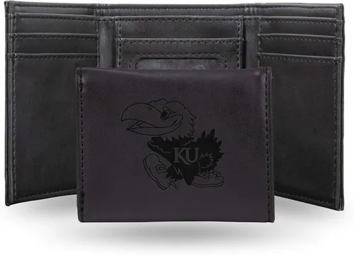 Miniatura 56 de NCAA Rico Industries - Billetera triple grabada con láser, con grabado láser, accesorio para hombre