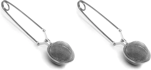 Miniatura 5 de Norpro Infusor de té de malla de acero inoxidable, 2 pulgadas, plateado