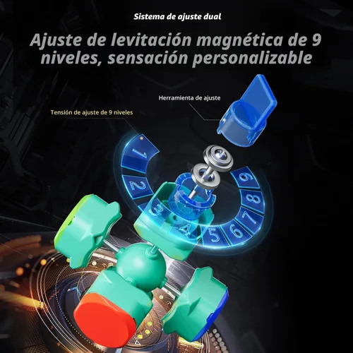 Miniatura 3 de Moyu RS3M V5 SE Ball Core recubierto UV 3x3 SpeedCube, rompecabezas 3x3 sin calcomanías RS3M V5 MagLev Master Cube (MagLev+Ball Core Magic Clothes)