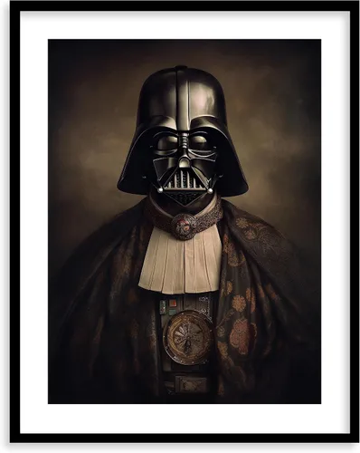 Miniatura 38 de Láminas de Arte de Retratos Victorianos de Star Wars - Impresión de Arte Fino Giclée Premium - Decoración de Pared Steampunk Estética, Póster Darth