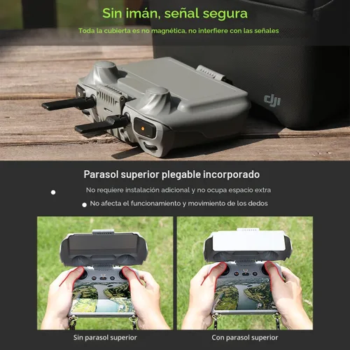 Miniatura 4 de Arzroic RC 2 - Kit de capucha protectora con cordón para el cuello para DJI Mini 5 Pro/Avata 360/Mini 4 Pro/Mavic 4 Pro/Flip/Air 3S/Air 3 Accesorios