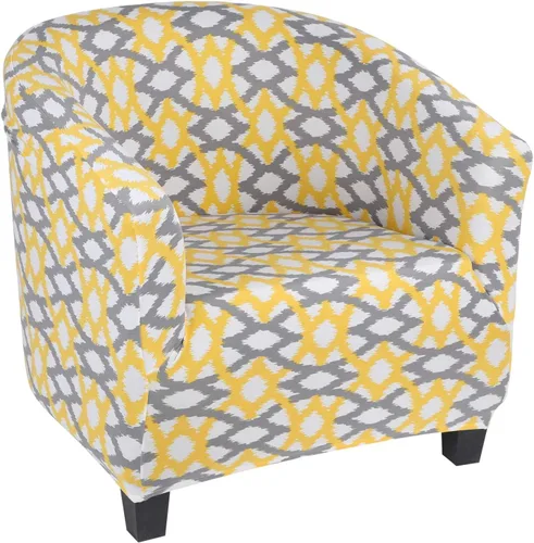 Miniatura 6 de Funda para silla de club, funda elástica para sillón, funda de sofá, protector de muebles para sala de estar (color #18)
