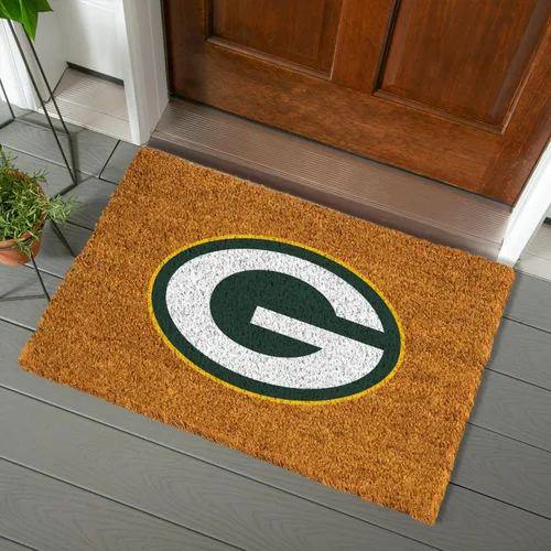 Miniatura 10 de Team Sports America Tapete de entrada de la NFL 28 x 16 pulgadas Escotilla cruzada en relieve Parte trasera antideslizante Decoración