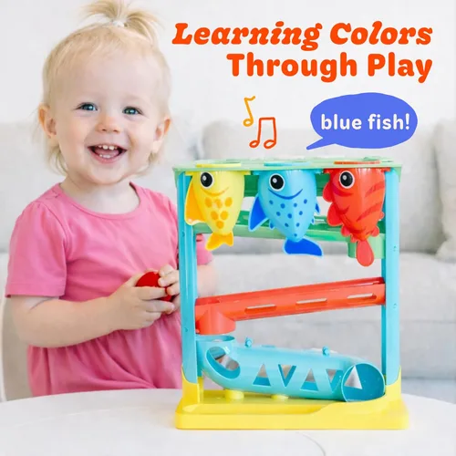 Miniatura 4 de Move2Play, Feed The Fish Más de 30 canciones y frases fantásticas Juguete musical para bebés y niños pequeños Regalo de primer cumpleaños