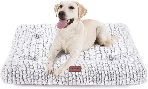 Miniatura 28 de Alfombrilla para jaula de perro, colchón de jaula de perro de felpa, colchón para jaula de perro suave, almohadilla antideslizante para jaula