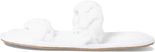 Miniatura 4 de Barefoot Dreams TowelTerry - Pantuflas trenzadas, sal marina, tamaño pequeño (56)