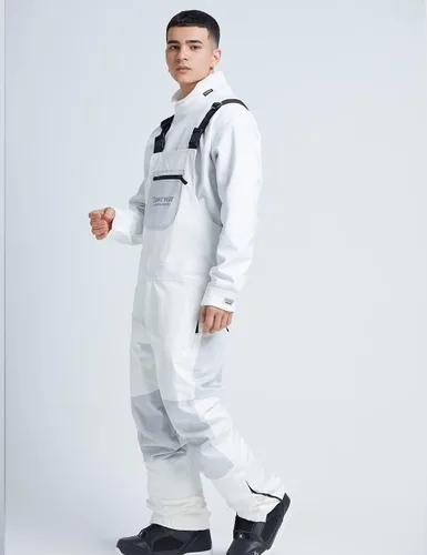 Miniatura 6 de HOUZONIY Unisex Snow Bib Pants for Women Waterproof Insulated,Mens Snow Overalls Loose Fit,Ski Overalls for Winter