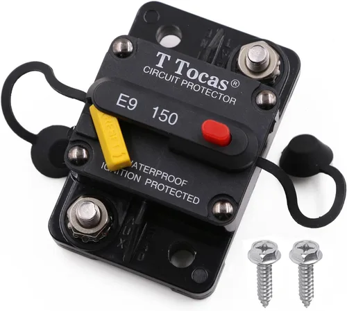 Miniatura 30 de E69 Interruptor de circuito de 10 A T3 con restablecimiento manual Mini de montaje en superficie IP66 Interruptor conmutable de 10 A