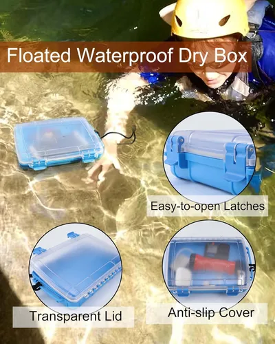 Miniatura 3 de Caja seca impermeable Caja de almacenamiento hermética Caja de secado impermeable para kayak y barco Contenedores impermeables Caja