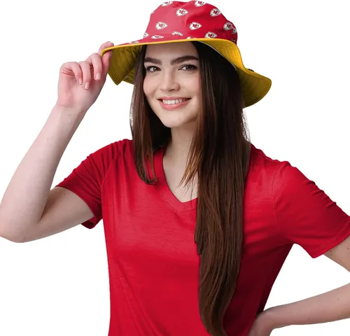 Miniatura 2 de FOCO - Sombrero deportivo para mujer, con logotipo de equipo de la NFL, para exteriores, para el sol Mini impresión híbrida