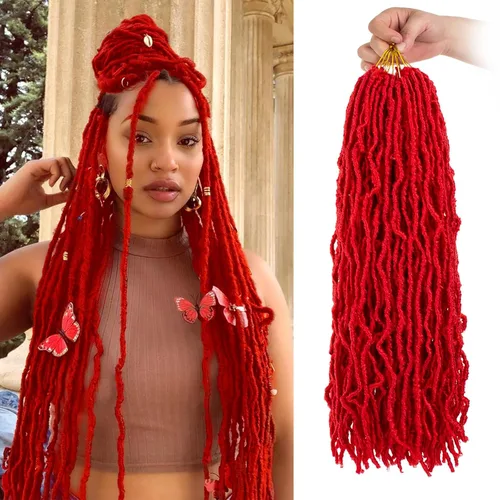Miniatura 9 de ZRQ Extensiones de cabello sintético de ganchillo de 36 pulgadas, 3 paquetes, color negro natural, preenlazadas, largas, de diosa, sintéticas, 1b#