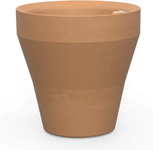 Miniatura 8 de Crescent Garden Rim TruDrop - Maceta de riego automático, 26 pulgadas (oliva)