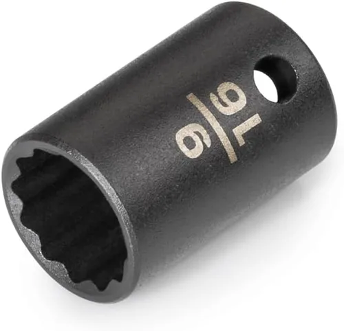 Miniatura 30 de TEKTON Accionamiento de 3/8 pulgadas x 1 pulgada Zócalo de impacto de 12 puntos poco profundo SID12225