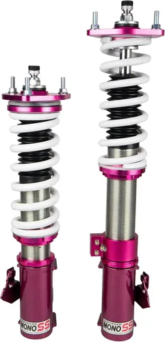 Miniatura 2 de Godspeed MSS0740-A compatible con Nissan Sentra (B13) 1991-94 MonoSS Coilovers Kit de bajada de suspensión