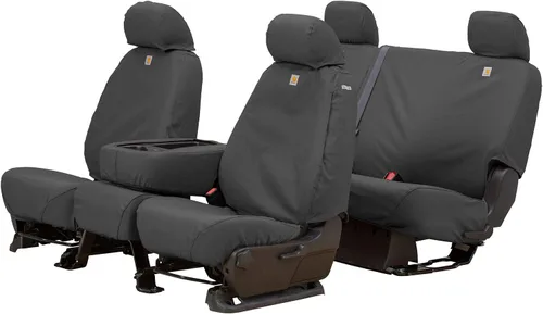 Miniatura 3 de Covercraft Carhartt SeatSaver Fundas de asiento personalizadas Compatible con Ford F-250/F-350/F-450/F-550 2017-2018 Asiento de banco de 1ª fila