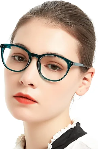 Miniatura 15 de MARE AZZURO Gafas de Lectura Redondas de Gran Tamaño para Mujer, Diseño de Lector 1.00 1.25 1.50 1.75 2.00 2.25 2.50 2.75 3.00 3.50 (Azul, 2.25)