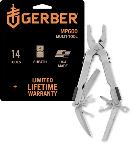 Miniatura 5 de Gerber Gear MP600 Multiherramienta Multi-Alicate – Fabricado en Estados Unidos – Pro Scout, 13 herramientas